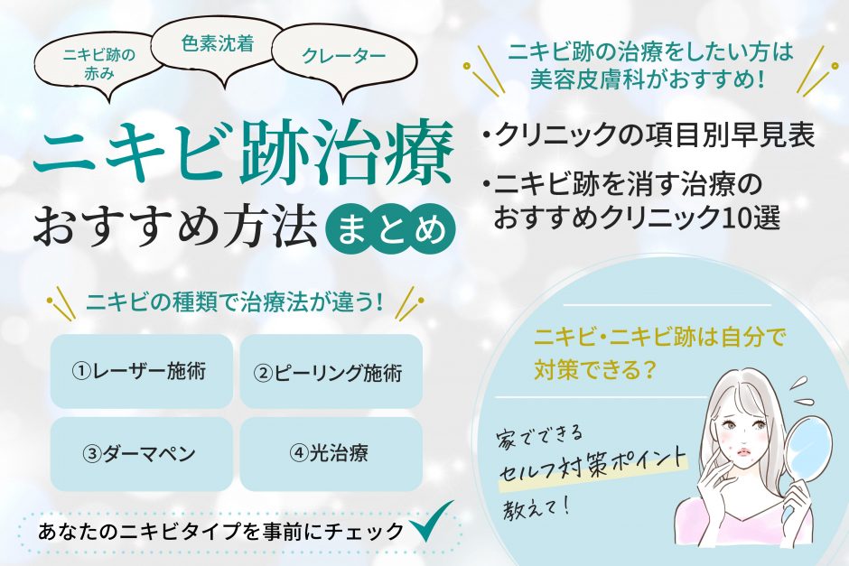 ニキビ跡治療おすすめの安い美容皮膚科 色素沈着やクレーターの治し方について レーザーなどの施術についても徹底解説 Skinlife